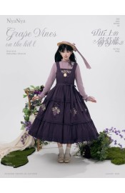 NyaNya Strawberry Flowers On The Hill 5.0 JSK and One Piece(Reservation/10 Colours/Full Payment Without Shipping)